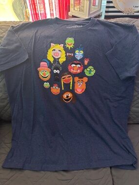 Navy Blue Muppets Graphic Short Sleeve Tee - Disney